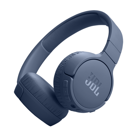 JBL Tune 670NC - Blue - Adaptive Noise Cancelling Wireless On-Ear Headphones - Hero